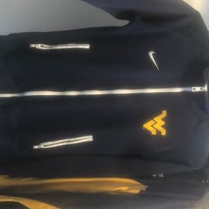 Wvu Nike zip up hoodie